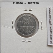Áustria 10 Groschen 1992 Alumínio, World Coins Austria KM 2878, coin of 10 groschen 1992 Aluminium