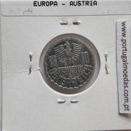 Áustria 10 Groschen 1994 Alumínio, World Coins Austria KM 2878, coin of 10 groschen 1994 Aluminium