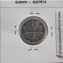 Áustria 10 Groschen 1995 Alumínio, World Coins Austria KM 2878, coin of 10 groschen 1995 Aluminium