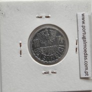 Áustria 10 Groschen 1996 Alumínio, World Coins Austria KM 2878, coin of 10 groschen 1996 Aluminium