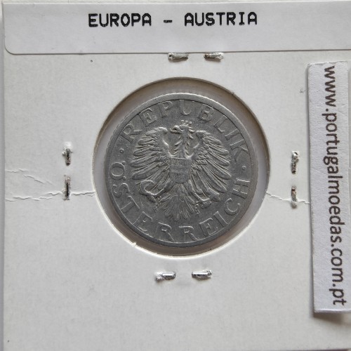 Áustria 50 Groschen 1946 Alumínio, World Coins Austria KM 2870, coin of 50 groschen 1946 Aluminium