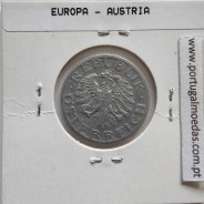 Áustria 50 Groschen 1946 Alumínio, World Coins Austria KM 2870, coin of 50 groschen 1946 Aluminium