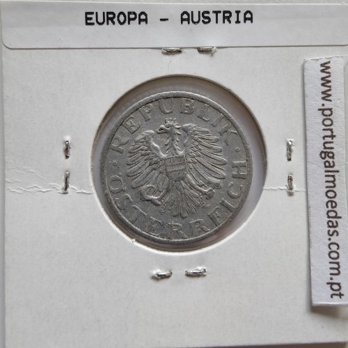 Áustria 50 Groschen 1947 Alumínio, World Coins Austria KM 2870, coin of 50 groschen 1947 Aluminium