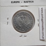 Áustria 50 Groschen 1955 Alumínio, World Coins Austria KM 2870, coin of 50 groschen 1955 Aluminium