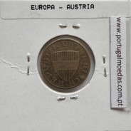 Áustria 50 Groschen 1960 Bronze - Alumínio, World Coins Austria KM 2885, coin of 50 groschen 1960 Aluminium-bronze