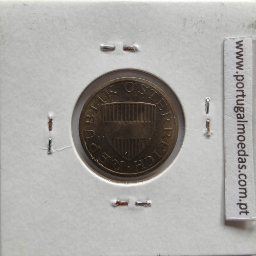 Áustria 50 Groschen 1962 Bronze - Alumínio, World Coins Austria KM 2885, coin of 50 groschen 1962 Aluminium-bronze