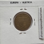 Áustria 50 Groschen 1967 Bronze - Alumínio, World Coins Austria KM 2885, coin of 50 groschen 1967 Aluminium-bronze