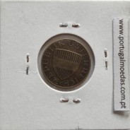 Áustria 50 Groschen 1969 Bronze - Alumínio, World Coins Austria KM 2885, coin of 50 groschen 1969 Aluminium-bronze