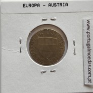 Áustria 50 Groschen 1973 Bronze - Alumínio, World Coins Austria KM 2885, coin of 50 groschen 1973 Aluminium-bronze