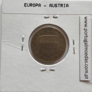 Áustria 50 Groschen 1976 Bronze - Alumínio, World Coins Austria KM 2885, coin of 50 groschen 1976 Aluminium-bronze