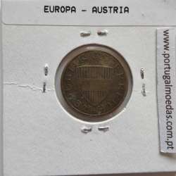 Áustria 50 Groschen 1976 Bronze - Alumínio, World Coins Austria KM 2885, coin of 50 groschen 1976 Aluminium-bronze
