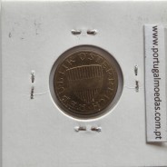 Áustria 50 Groschen 1984 Bronze - Alumínio, World Coins Austria KM 2885, coin of 50 groschen 1984 Aluminium-bronze