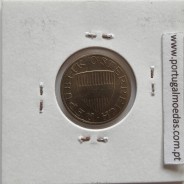 Áustria 50 Groschen 1986 Bronze - Alumínio, World Coins Austria KM 2885, coin of 50 groschen 1986 Aluminium-bronze