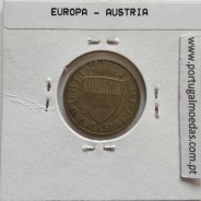 Áustria 50 Groschen 1986 Bronze - Alumínio, World Coins Austria KM 2885, coin of 50 groschen 1986 Aluminium-bronze