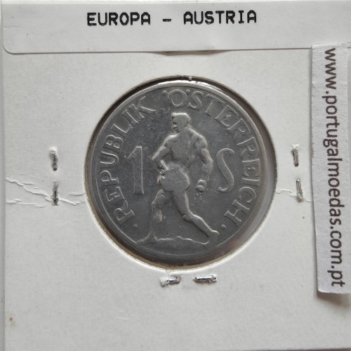 World Coins Austria KM 2871, coin of 1 schiling 1946 Aluminium