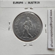 Áustria 1 Schilling 1947 Aluminío, World Coins Austria KM 2871, coin of 1 schiling 1947 Aluminium