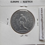 Áustria 1 Schilling 1947 Aluminío, World Coins Austria KM 2871, coin of 1 schiling 1947 Aluminium