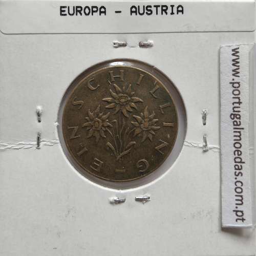 Áustria 1 Schilling 1960 Bronze-Aluminío, World Coins Austria KM 2886, coin of 1 schiling 1960 Aluminium-bronze