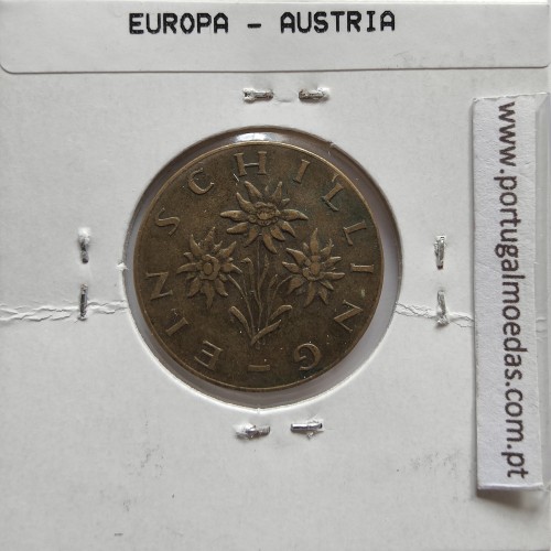 Áustria 1 Schilling 1960 Bronze-Aluminío, World Coins Austria KM 2886, coin of 1 schiling 1960 Aluminium-bronze
