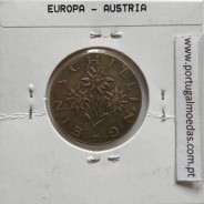 Áustria 1 Schilling 1960 Bronze-Aluminío, World Coins Austria KM 2886, coin of 1 schiling 1960 Aluminium-bronze