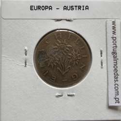 Áustria 1 Schilling 1962 Bronze-Aluminío, World Coins Austria KM 2886, coin of 1 schiling 1962 Aluminium-bronze