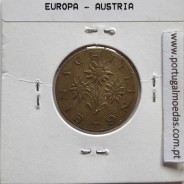Áustria 1 Schilling 1963 Bronze-Aluminío, World Coins Austria KM 2886, coin of 1 schiling 1963 Aluminium-bronze