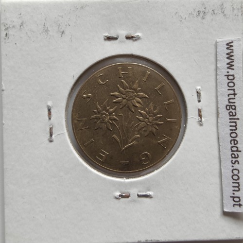 Áustria 1 Schilling 1965 Bronze-Aluminío, World Coins Austria KM 2886, coin of 1 schiling 1965 Aluminium-bronze