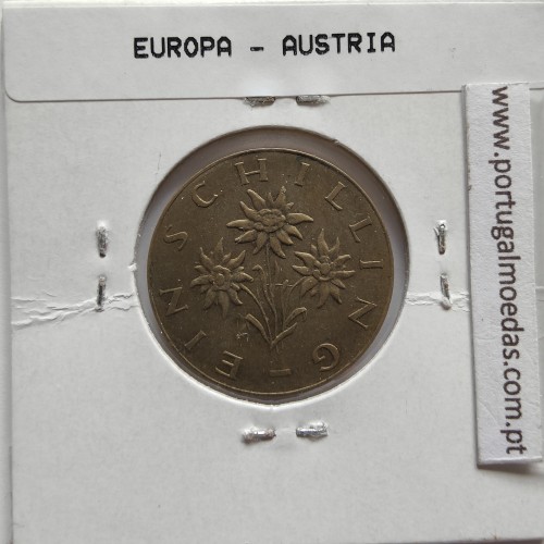 Áustria 1 Schilling 1965 Bronze-Aluminío, World Coins Austria KM 2886, coin of 1 schiling 1965 Aluminium-bronze