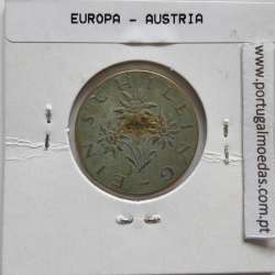 Áustria 1 Schilling 1965 Bronze-Aluminío, World Coins Austria KM 2886, coin of 1 schiling 1965 Aluminium-bronze