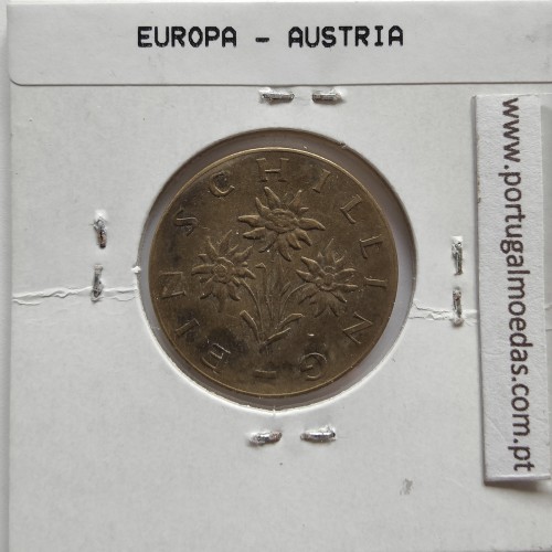 Áustria 1 Schilling 1966 Bronze-Aluminío, World Coins Austria KM 2886, coin of 1 schiling 1966 Aluminium-bronze