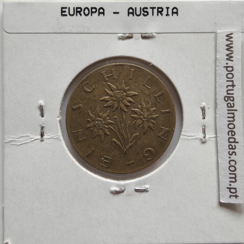 Áustria 1 Schilling 1967 Bronze-Aluminío, World Coins Austria KM 2886, coin of 1 schiling 1967 Aluminium-bronze