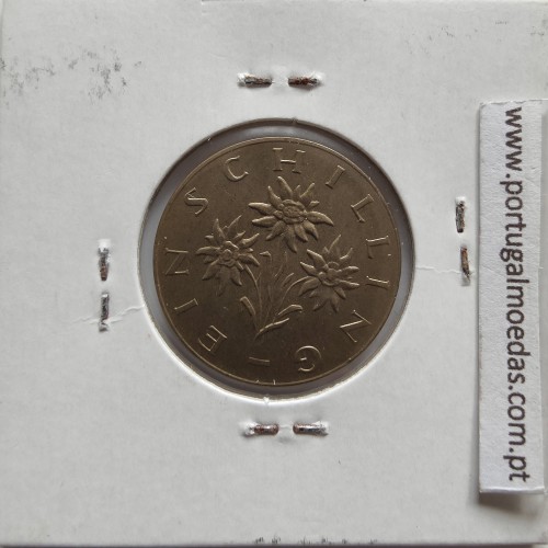 Áustria 1 Schilling 1968 Bronze-Aluminío, World Coins Austria KM 2886, coin of 1 schiling 1968 Aluminium-bronze
