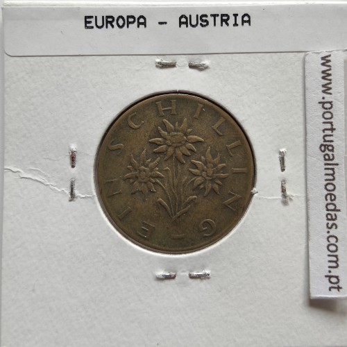 Áustria 1 Schilling 1968 Bronze-Aluminío, World Coins Austria KM 2886, coin of 1 schiling 1968 Aluminium-bronze