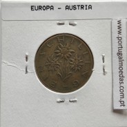 Áustria 1 Schilling 1968 Bronze-Aluminío, World Coins Austria KM 2886, coin of 1 schiling 1968 Aluminium-bronze