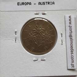 Áustria 1 Schilling 1972 Bronze-Aluminío, World Coins Austria KM 2886, coin of 1 schiling 1972 Aluminium-bronze