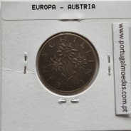 Áustria 1 Schilling 1972 Bronze-Aluminío, World Coins Austria KM 2886, coin of 1 schiling 1972 Aluminium-bronze