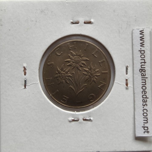Áustria 1 Schilling 1973 Bronze-Aluminío, World Coins Austria KM 2886, coin of 1 schiling 1973 Aluminium-bronze
