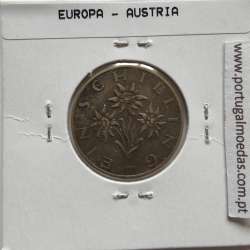 Áustria 1 Schilling 1973 Bronze-Aluminío, World Coins Austria KM 2886, coin of 1 schiling 1973 Aluminium-bronze