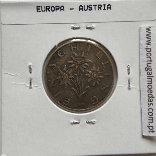 Áustria 1 Schilling 1973 Bronze-Aluminío, World Coins Austria KM 2886, coin of 1 schiling 1973 Aluminium-bronze