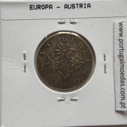 Áustria 1 Schilling 1973 Bronze-Aluminío, World Coins Austria KM 2886, coin of 1 schiling 1973 Aluminium-bronze