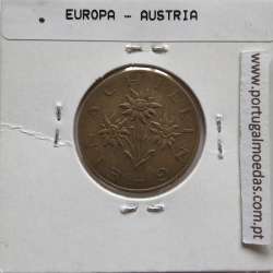 Áustria 1 Schilling 1974 Bronze-Aluminío, World Coins Austria KM 2886, coin of 1 schiling 1974 Aluminium-bronze