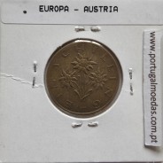 Áustria 1 Schilling 1974 Bronze-Aluminío, World Coins Austria KM 2886, coin of 1 schiling 1974 Aluminium-bronze