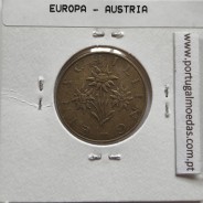 Áustria 1 Schilling 1976 Bronze-Aluminío, World Coins Austria KM 2886, coin of 1 schiling 1976 Aluminium-bronze