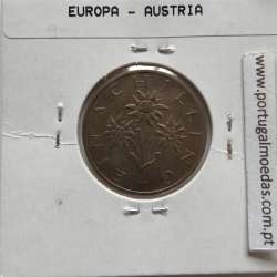 Áustria 1 Schilling 1977 Bronze-Aluminío, World Coins Austria KM 2886, coin of 1 schiling 1977 Aluminium-bronze