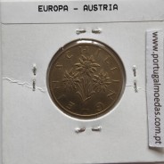 Áustria 1 Schilling 1979 Bronze-Aluminío, World Coins Austria KM 2886, coin of 1 schiling 1979 Aluminium-bronze