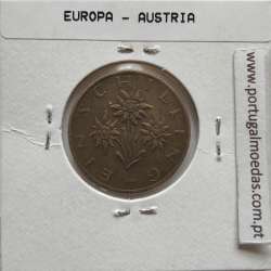 Áustria 1 Schilling 1980 Bronze-Aluminío, World Coins Austria KM 2886, coin of 1 schiling 1980 Aluminium-bronze