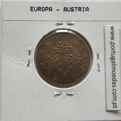 Áustria 1 Schilling 1980 Bronze-Aluminío, World Coins Austria KM 2886, coin of 1 schiling 1980 Aluminium-bronze