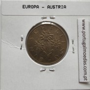 Áustria 1 Schilling 1980 Bronze-Aluminío, World Coins Austria KM 2886, coin of 1 schiling 1980 Aluminium-bronze