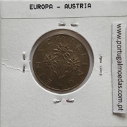 Áustria 1 Schilling 1981 Bronze-Aluminío, World Coins Austria KM 2886, coin of 1 schiling 1981 Aluminium-bronze