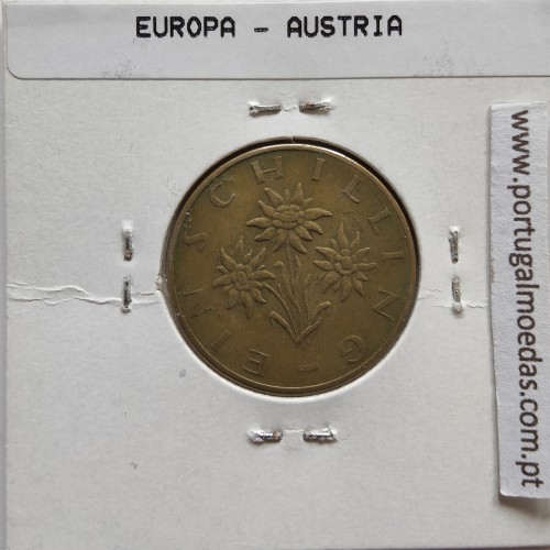 Áustria 1 Schilling 1981 Bronze-Aluminío, World Coins Austria KM 2886, coin of 1 schiling 1981 Aluminium-bronze